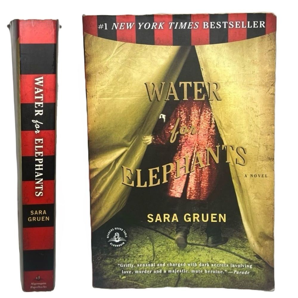 Water for Elephants Novel Paperback Historical Romantic Depression Era‎ 1930’s